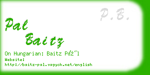 pal baitz business card